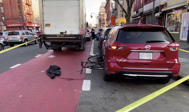 The aftermath of a fatal crash in East Harlem on Friday